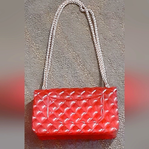 Small/medium size jelly purse with gold hardware brand new never worn - Picture 2 of 2